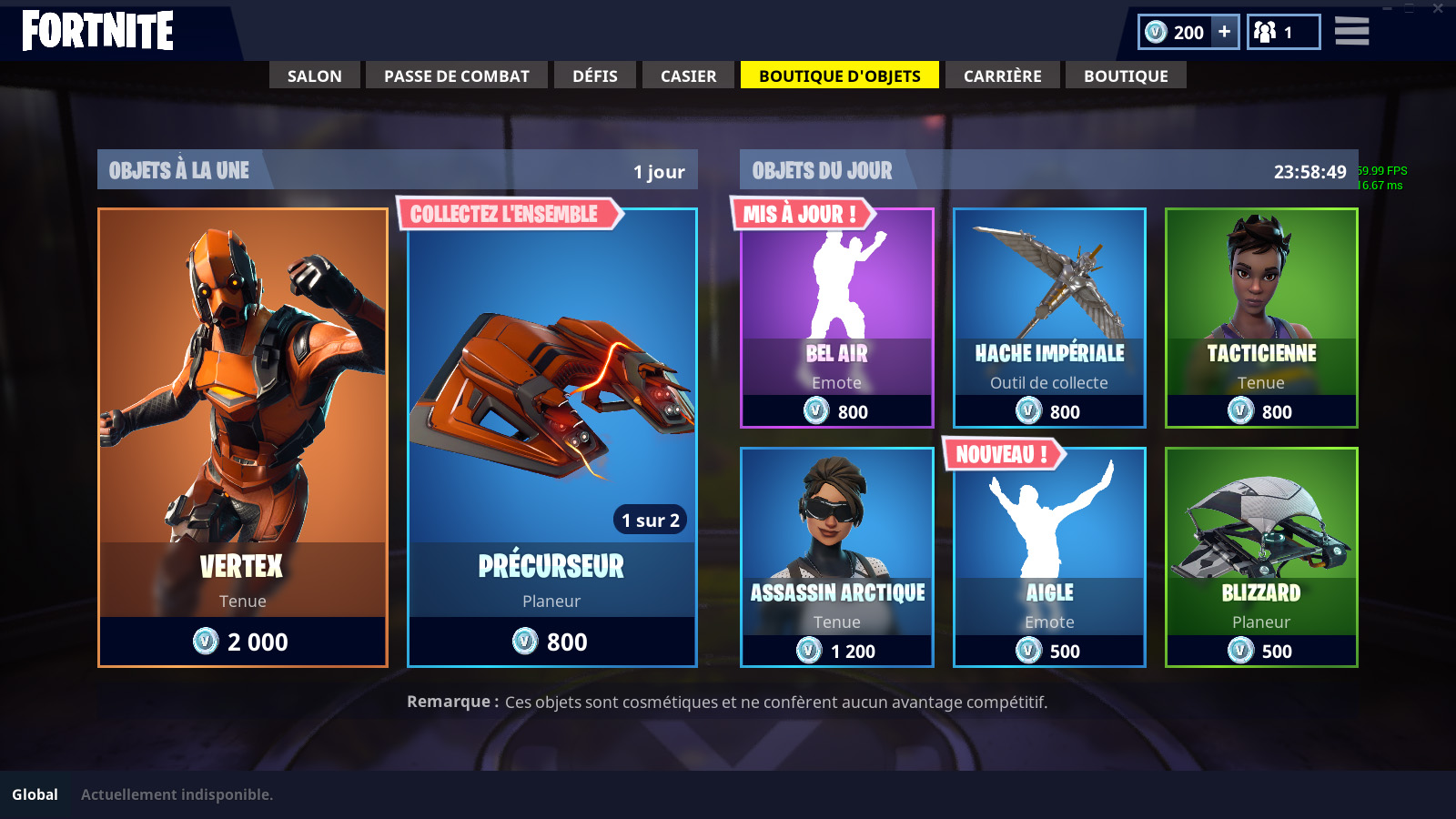 Boutique Fortnite 30 juin Breakflip